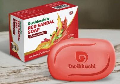 Dwibhashi red sandal soap