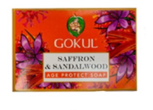 Gokul saffron & sandlewood soap