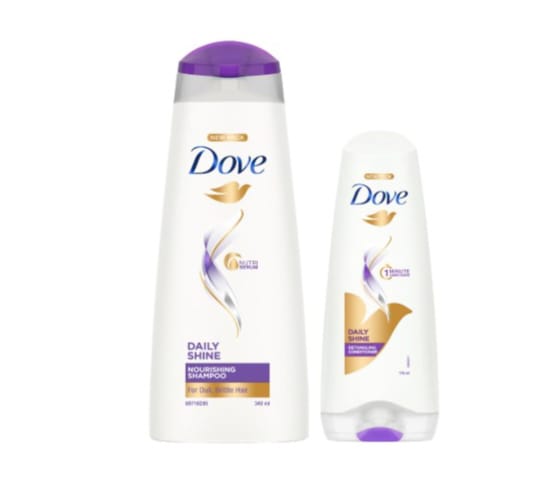 Dove daily shine shampoo