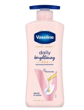 Vaseline daily brightening lotion bottle