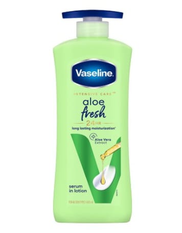 Vaseline Aloe Fresh lotion bottle